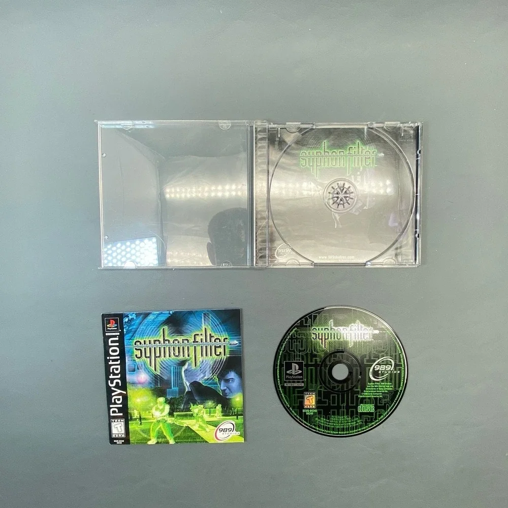 Syphon Filter (Sony PlayStation PS1, 1999) Complete CIB - Tested & Working